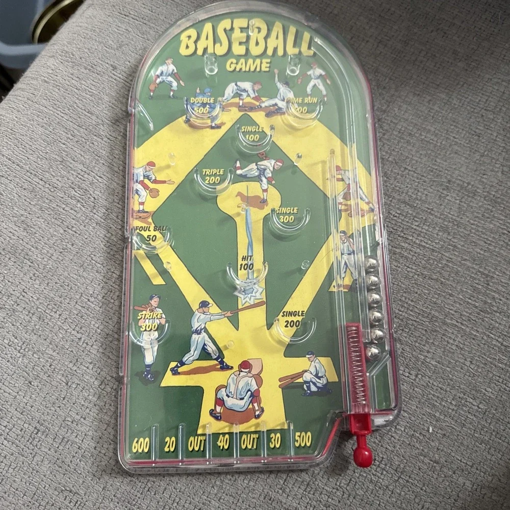 SCHYLLING HOME RUN! BASEBALL CLASSIC PINBALL GAME HANDHELD 2006 10